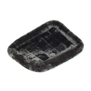 QuietTime® Deluxe Bolster Pet Bed Gray Color